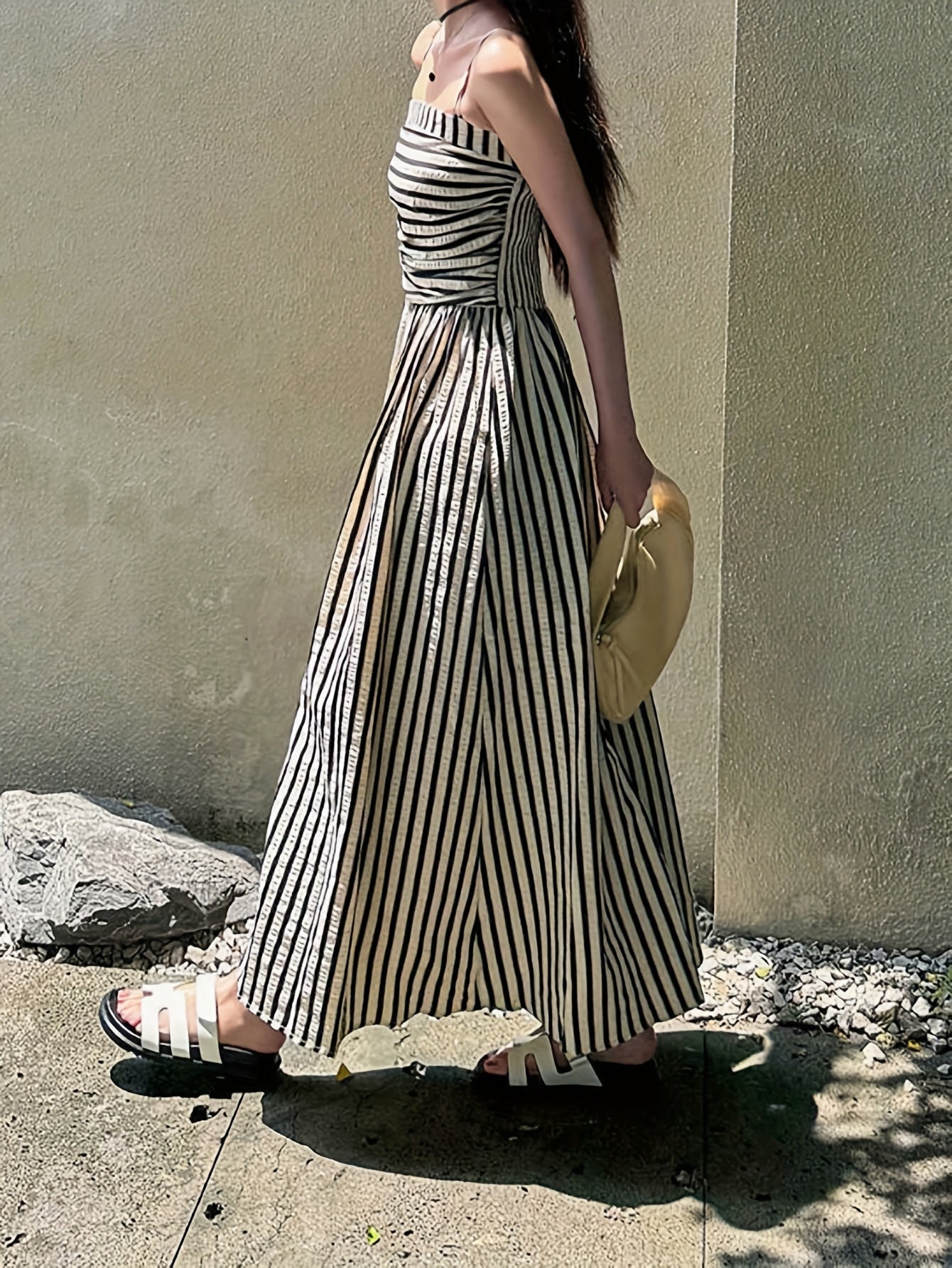 Women'S Vacation Striped Printed Dress