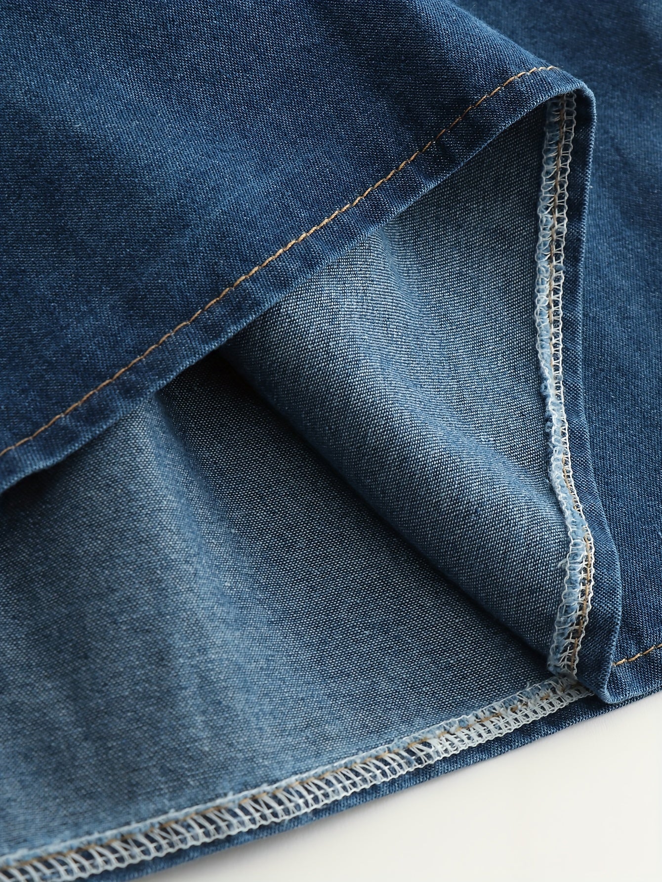 Morin Women's Elegant Denim Midi Skirt with Adjustable Drawstring Waist - High-Waisted Wide-Leg A-Line Skirt, Machine Washable for Spring Summer Fall Casual & Formal Outfits, High Waisted Skirt