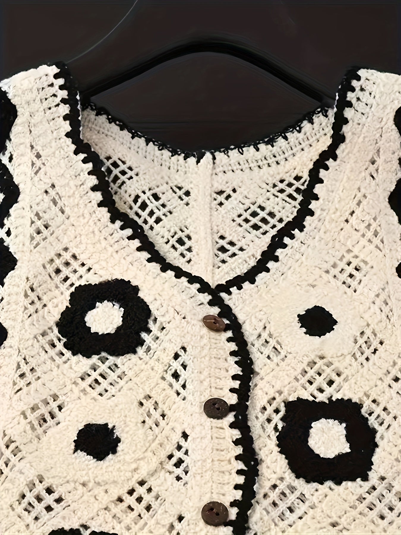 Bohemian Style Versatile Hollow Crochet Vest for Women, Cute Summer V-Neck Outerwear for Vacation Layering.